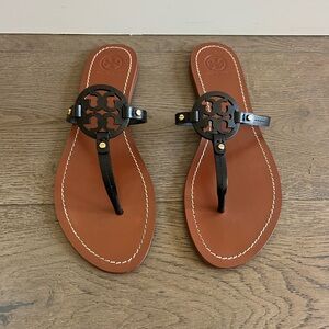 Tory Burch Black Miller Sandals - Excellent condition